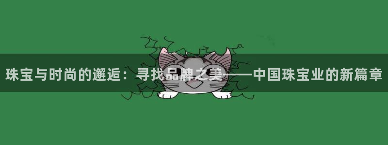 新宝5 注册：珠宝与时尚的邂逅：寻找品牌之美——中国珠宝业的新篇章