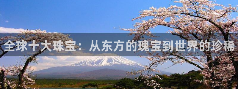 新宝娱乐5：全球十大珠宝：从东方的瑰宝到世界的珍稀