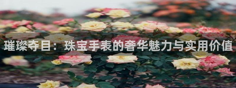 新宝5官方登录入口：璀璨夺目：珠宝手表的奢华魅力与实用价值
