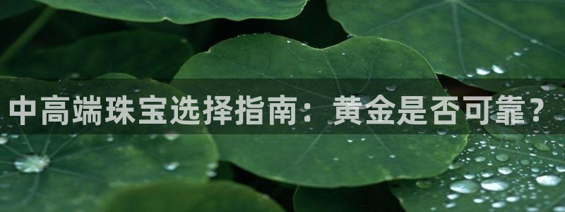 新宝5下载网址：中高端珠宝选择指南：黄金是否可靠？